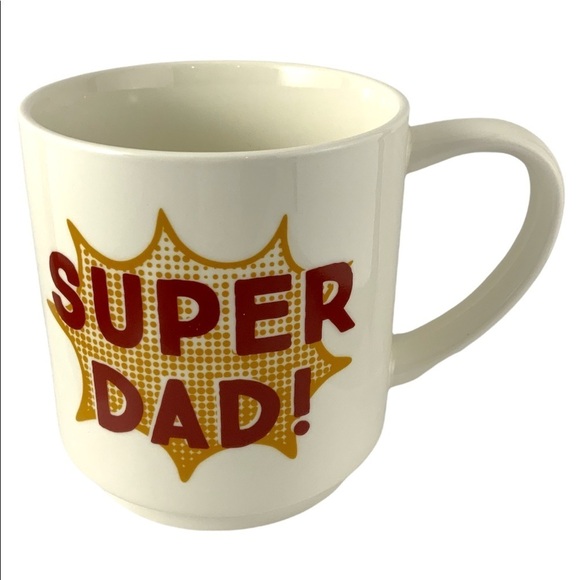 Super Dad Stoneware Gift Mug Fathers Day Birthday 16 OZ - Picture 2 of 10